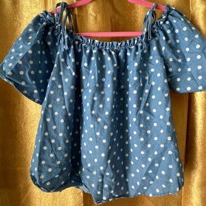 Off the shoulder blouse